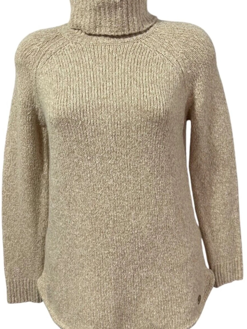 MICHAEL Michael Kors Turtleneck Sweater on Oatmeal - Sz Med